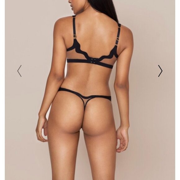 Agent Provocateur Soni Black Set 32C/2 NWT - Picture 3 of 14